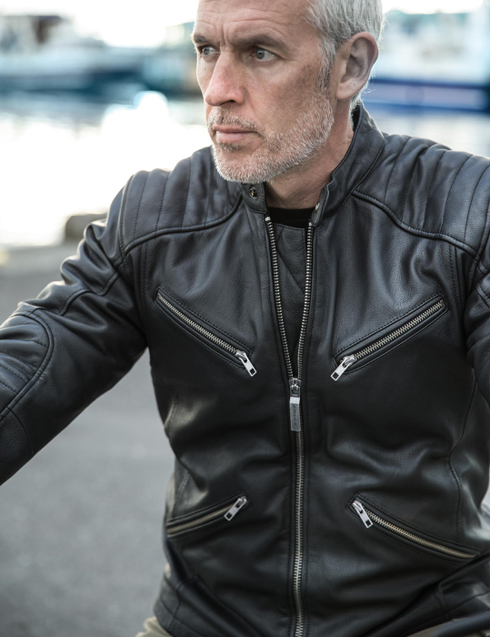 Metal Leather Jacket