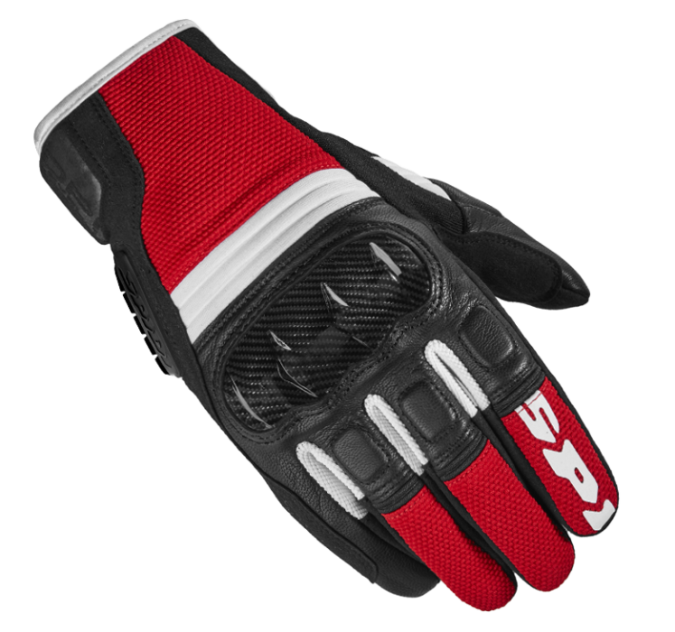 Guanti Moto LS2 Dart 2, Uomo, Nero/rosso, Taglia XXL, Impermeabili E Certificati CE