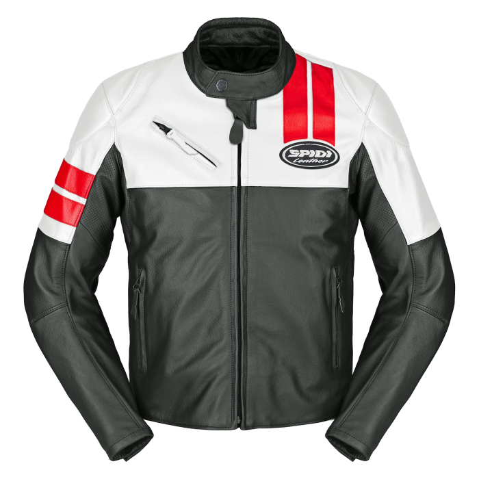 spidi roar italian leather motorcycle jacket