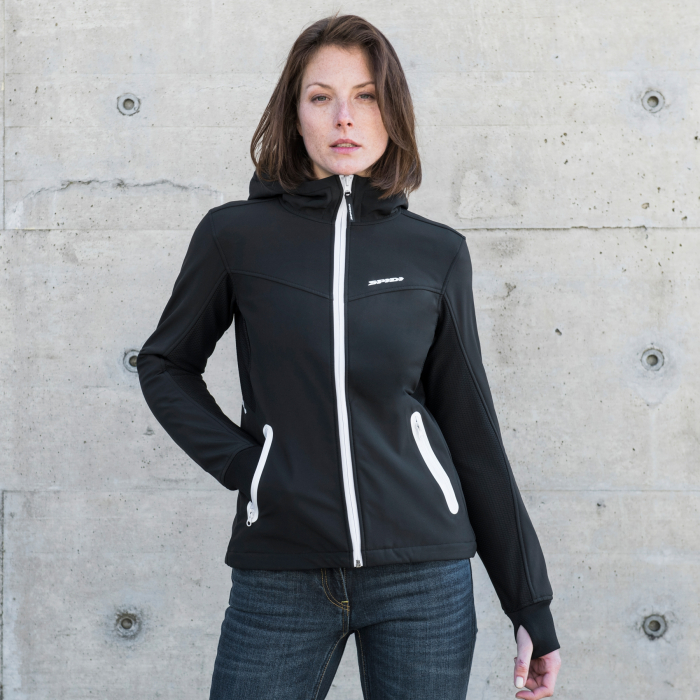 Motorcycle Textile jacket Women's HOODIE ARMOR LADY