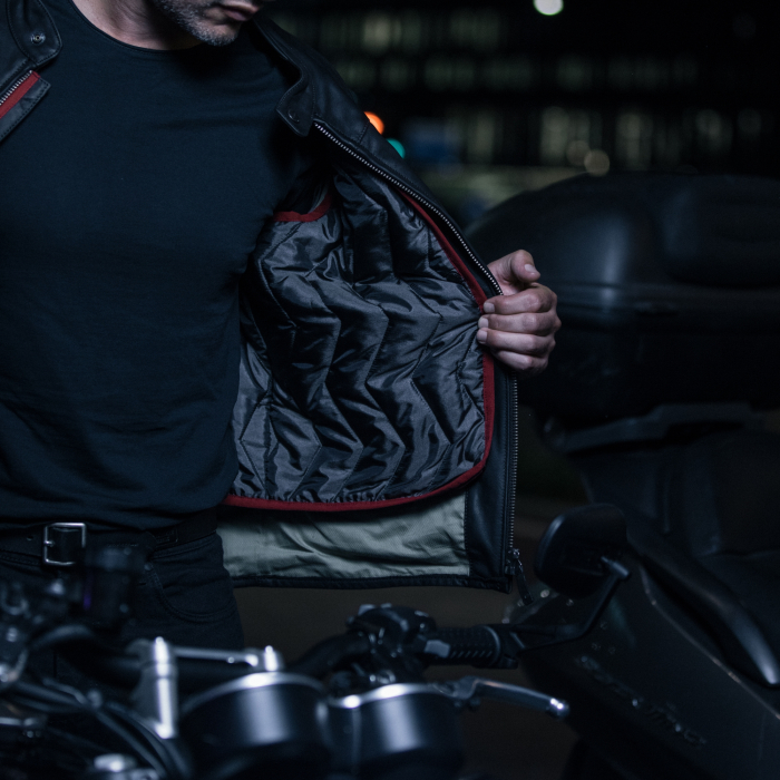 Motorcycle Leather jacket Men's VINTAGE