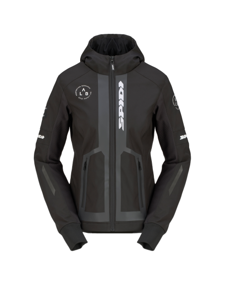 Giacca moto in tessuto Donna HOODIE ARMOR EVO 2 LADY