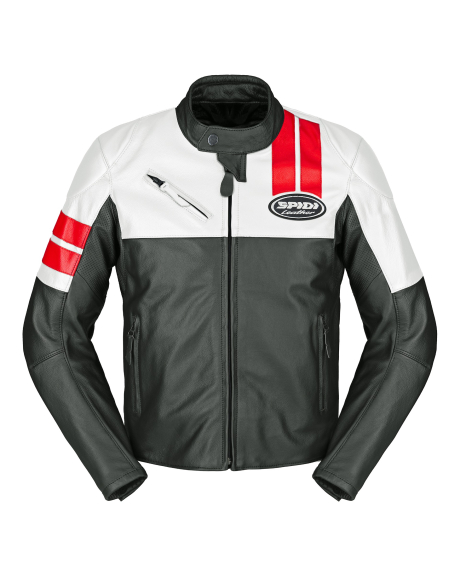 Giacca moto in pelle Uomo ROAR