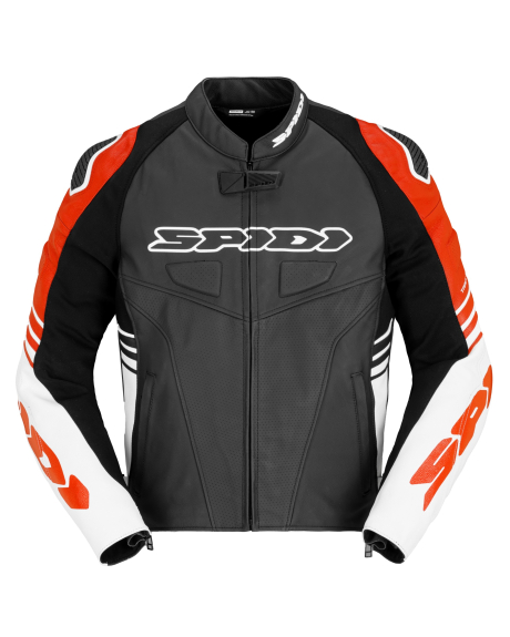 Chaqueta de cuero moto Hombre TRACK WARRIOR